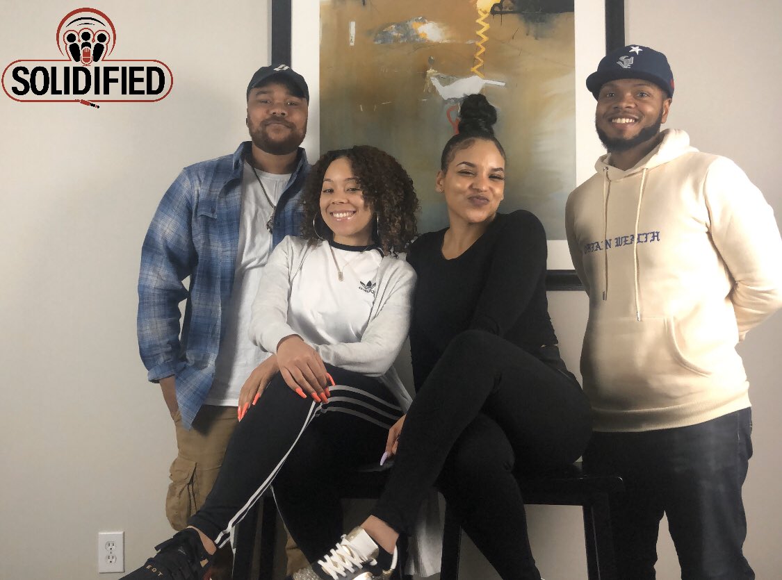 King_Shizz__'s tweet photo. Episode 28 of @SolidifiedPCast is live now! Checkout out our special entrepreneur guest @mrsaficklin !!

As always, the link is in the bio! 

#SolidifiedPodcast #SolidifiedMondays #Music #Culture #FicklinTV #TEAwLolaB https://t.co/L3KvOZ5fEV