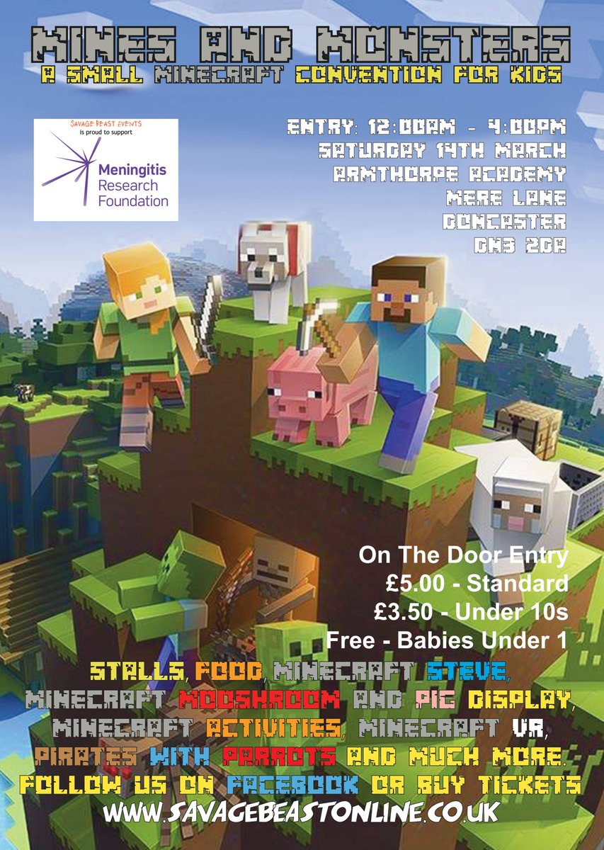 SBeastEvents's tweet image. Don't forget that if you want to jump the queue, Fast Track and Family Fast Track wristbands for Mines and Monsters - Doncaster are only on sale until 11am tomorrow (Wednesday 11th March).

Order your Fast Track or Family Fast Track wristbands here:
savagebeastonline.co.uk/mines-and-mons…