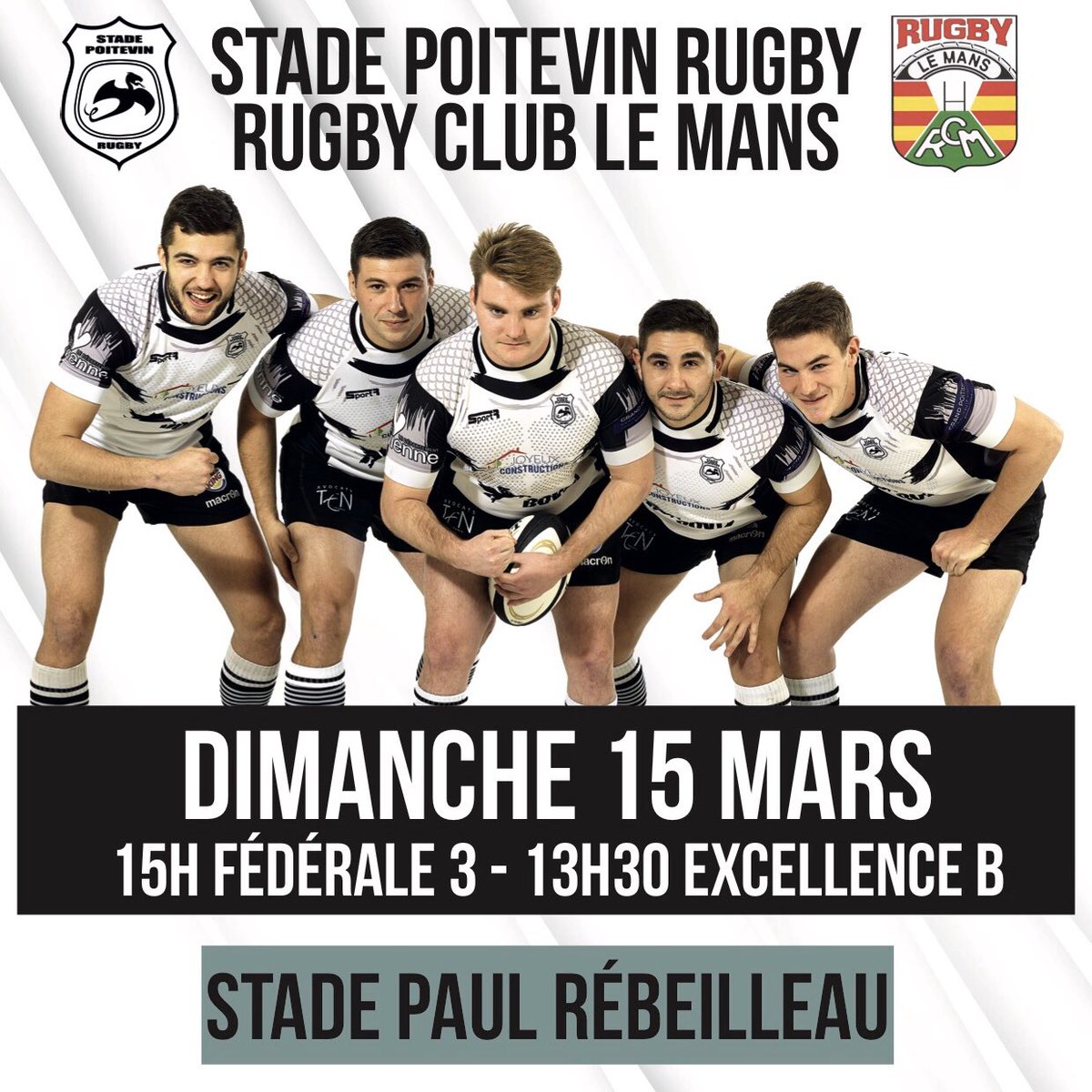 Agenda du week-end : 
Samedi 
14h30 U16 N : Rugby Sud - RAS G Poitiers

15h30 U19 R : RAS G Poitiers Chauvigny - RAS Chauray 
14h : U16 R : RAS G Poitiers Chauvigny - RAS Chauray 

13h35 Cadettes : RAS Ovalie Vienne 86 - RAS Melting Drop - RAS Hauts de Garonne

Dimanche