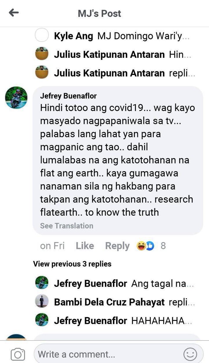 ifyouseekkae's tweet photo. FILIPONO FLAT-EARTHERS ARE SMOKING SOMETHING,  I SWEAR https://t.co/Fr0YsCCBgV