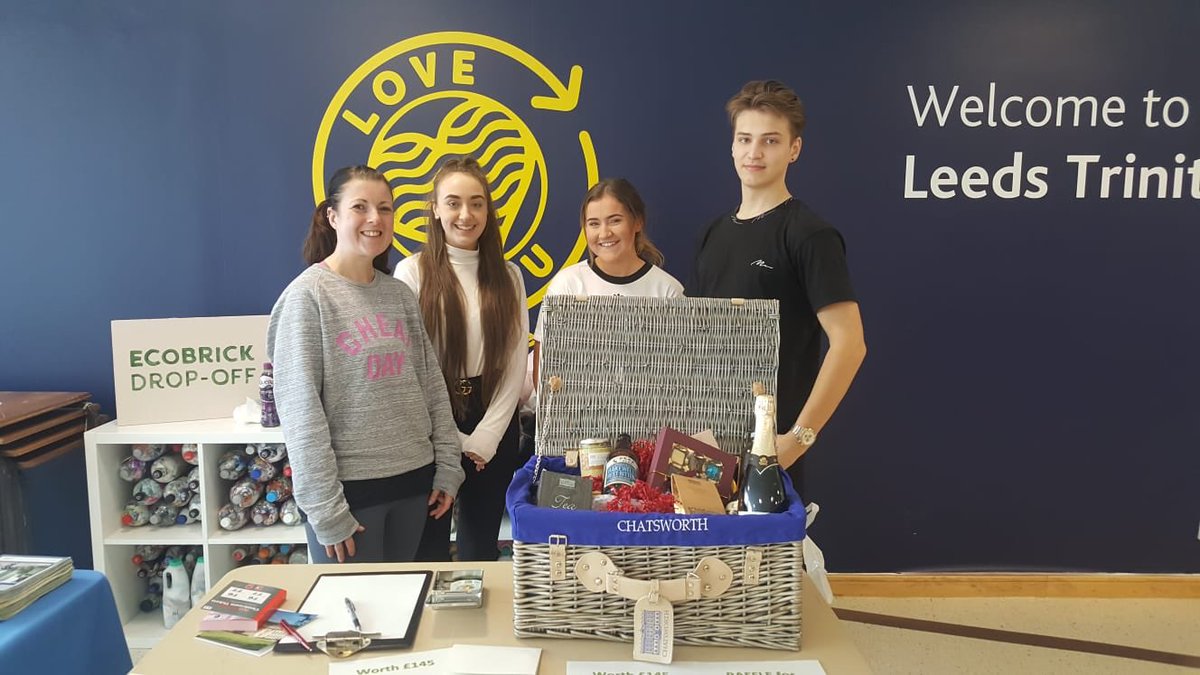 Do you fancy winning a luxury hamper with champagne, chocolates and craft beer worth £145?

Pop along and see us <a href="/LeedsTrinity/">Leeds Trinity University</a> to find out more about our trip to South Africa with <a href="/BambisananiPart/">The Bambisanani Partnership</a> 🇿🇦🤝

4️⃣ months and counting...

📍Atrium 
ℹ️ £2 a ticket