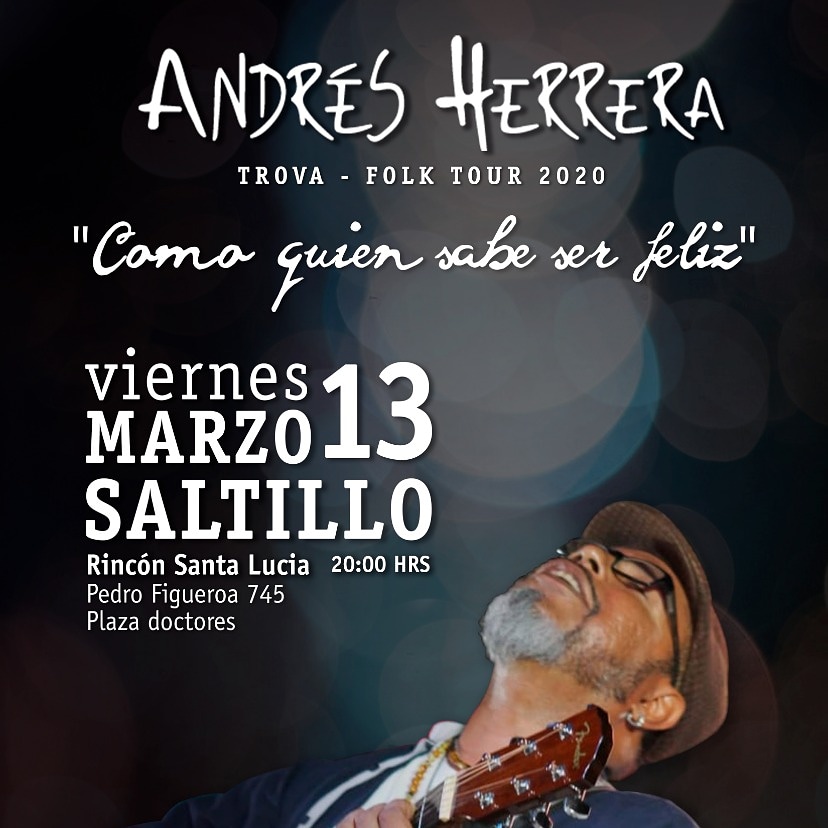 Este viernes nos cantamos en Saltillo!