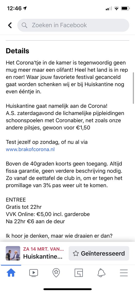 Cipher_dj's tweet image. Nu ben ik niet de ergste in originele feesten te bedenken maar over een ziekte waar mensen ECHT DOOD AAN GAAN een feest omheen te bedenken lijkt me een beetje ver gaan.. wat vinden jullie? #coronavirusNederland