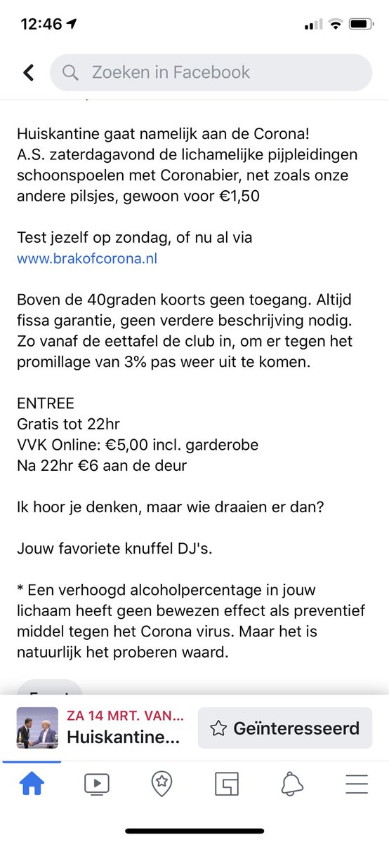 Cipher_dj's tweet image. Nu ben ik niet de ergste in originele feesten te bedenken maar over een ziekte waar mensen ECHT DOOD AAN GAAN een feest omheen te bedenken lijkt me een beetje ver gaan.. wat vinden jullie? #coronavirusNederland