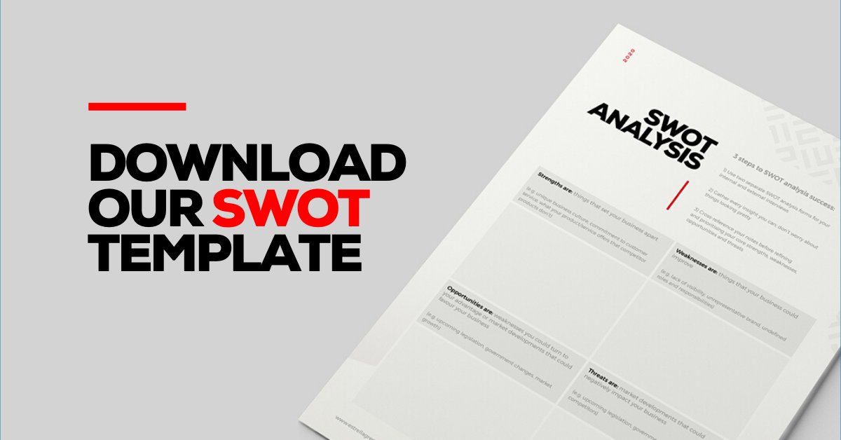 estrellagreenuk's tweet photo. Is your business evolving its marketing strategy? Download our free SWOT analysis template and read our how-to guide to position yourselves authentically in the market: https://t.co/nG3psSGPDS

#marketing #marketingstrategy #swotanalysis #freedownload https://t.co/it591tUwz6