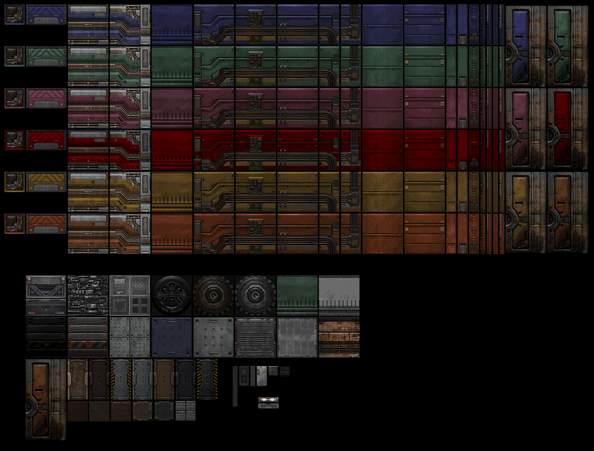 HalColey's tweet photo. @MaikFranzXaver @ComradeBeep suggested I send you the doom3 textures I converted to Q1. So, here you go.

https://t.co/YHrxzTu64J https://t.co/QWEdENdg29