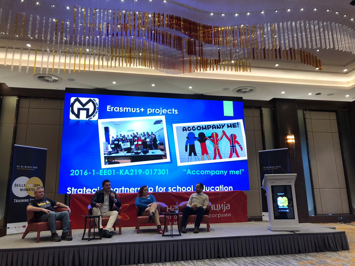 Intern_Europe's tweet photo. Last week was as eventful as always for our #Superwoman, Migle🦸‍♀️. She had the pleasure of attending the Skills and Jobs Mismatch event in #Skopje🌍!

#Abroad #Learning #vet4all #vocationaleducation #internship #EUVocationalSkills #Apprenticeship https://t.co/Es7lHVufUG