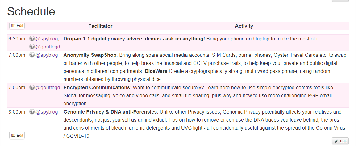 <a href="/CryptoPartyLDN/">CryptoParty London</a> The next #CryptoParty London

Tuesday 24th March 2020
6:30pm till late

JuJu's Bar and Stage <a href="/Jujusbarstage/">Juju's Bar & Stage</a>
 
15 Hanbury St, London, E1 6QR

latest details at:
cryptoparty.in/london
<a href="/CryptoPartyLDN/">CryptoParty London</a>