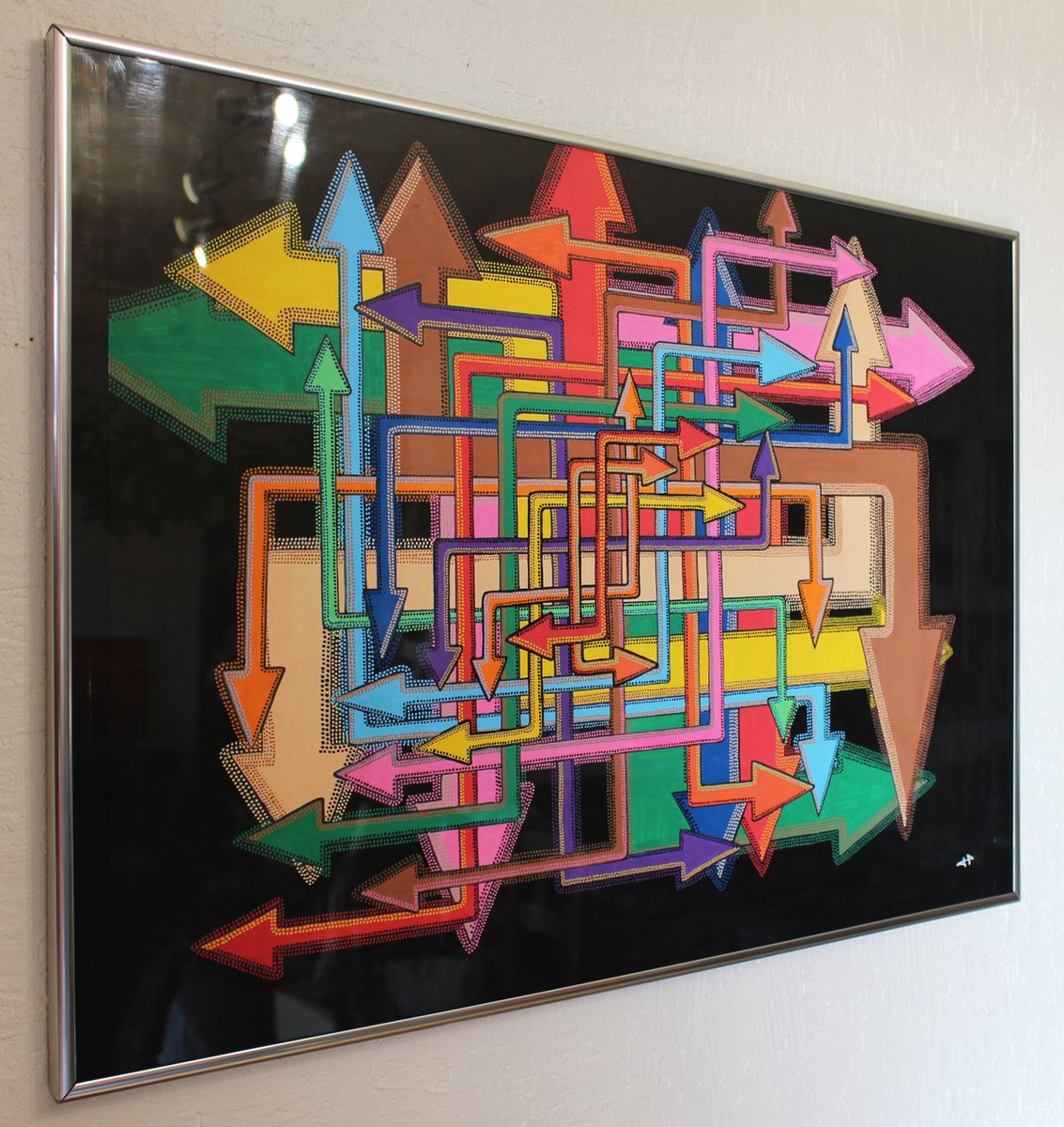 Jopraart's tweet photo. #Tableau #abstrait : #multi-#direction.
(#œuvre vendue)
Plus d'informations sur : https://t.co/uzHtaEXoQx
#flèche #multidirection #couleurs #peinture #posca #poscaart #œuvre #art #décoration #murale #intérieur #maison #design #déco #dessin #artwork #painting #abstract #decor https://t.co/6RbQJ9e6Ch