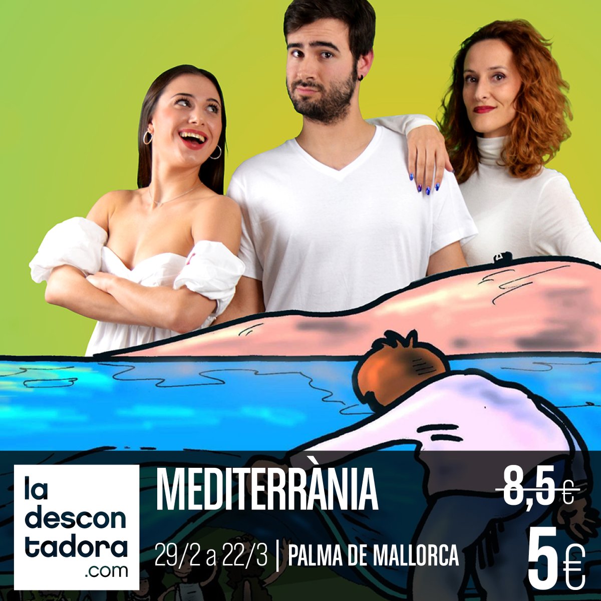 🌊MEDITERRANIA, un  musical que narra la historia del mar Mediterráneo

Su cultura, sus tradiciones, su historia 😍

ow.ly/iBdv50yu0Dq

😄Disfruta de esta obra que pretende entretener y divulgar todas las conexiones que este mar tan nuestro tiene