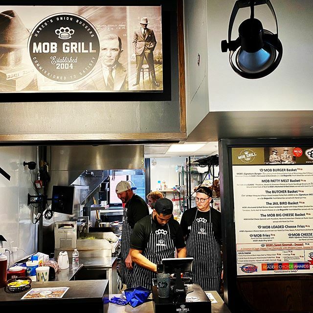 MOBGrill's tweet photo. First day in the books! Thanks #okc and #mobsters for turning out in full force to make our first day @parlorokc a great success! The #MOBcrew appreciates it!!! We look forward to seeing you today!
Yours truly - The MOB Boss & Capo
#bestburgers #best… https://t.co/NMX2tWJRqf https://t.co/zSyaFZFXDZ