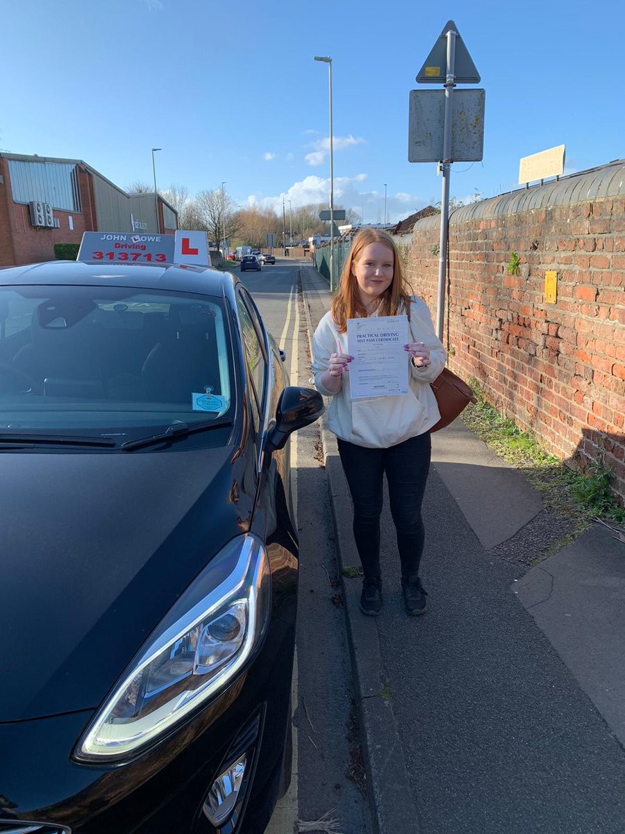 JohnLoweDriving's tweet photo. Congratulations to Gemma Lawson of Churchdown on a very confident driving test pass at Gloucester on 3rd March 2020, with her instructor, Tom Lowe. https://t.co/4Y93nJkVtq