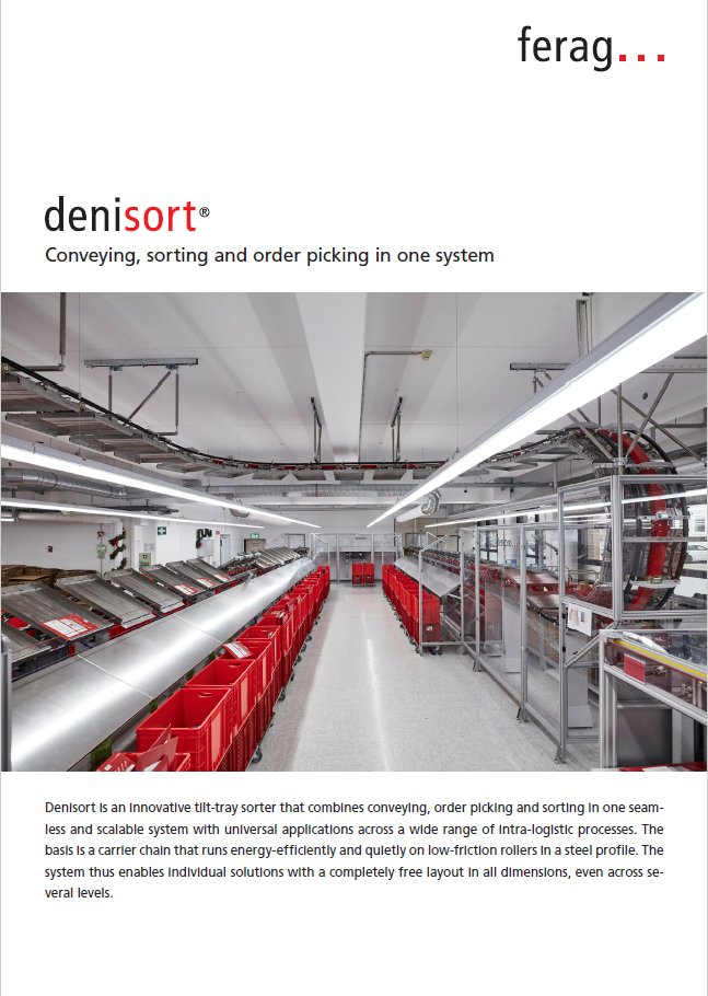 Denisort applications:
▪ Order picking for e-commerce, retail, B2B and 3PL
▫ Sorting for dispatch, restmail, incoming goods and returns
▪ Extending process chains with no need for transfer points
Find out more here ↓
ow.ly/EoW150yHEF9