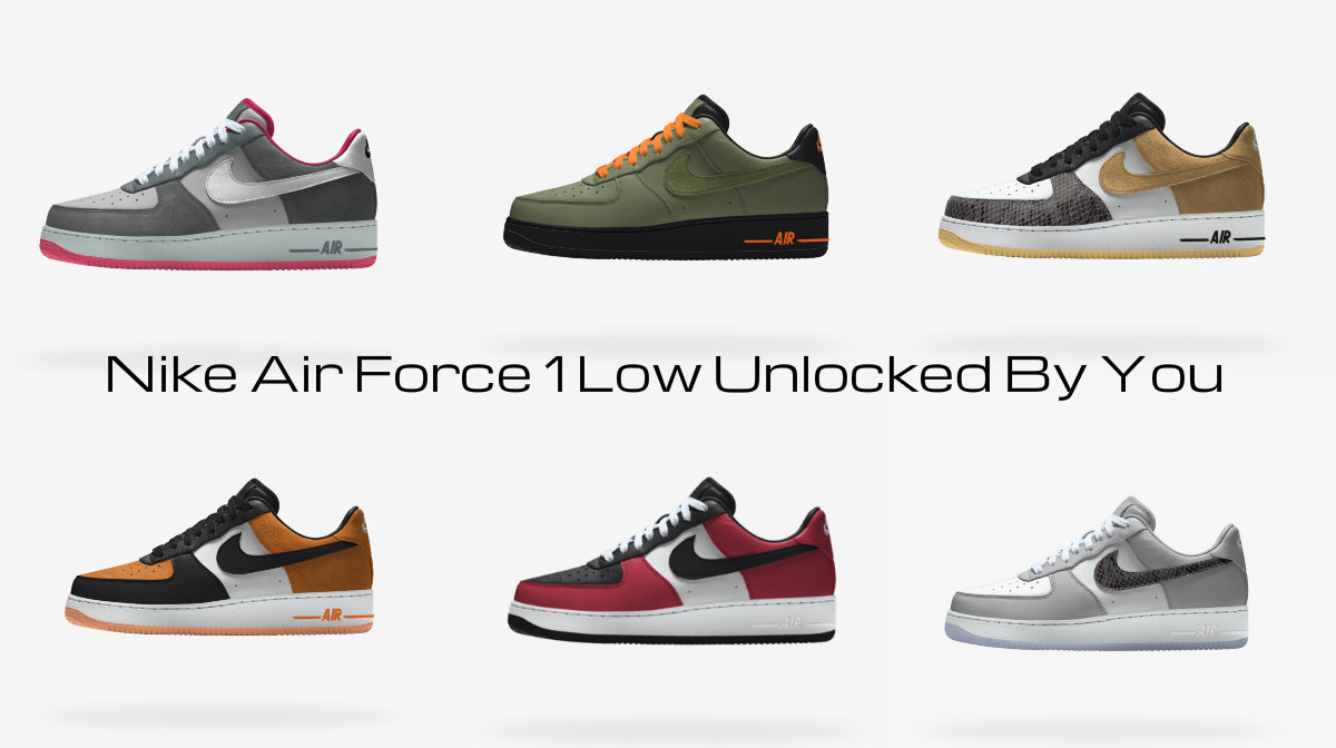 Moresneakers Com Sold Out In The Us The Nike Air Force 1 Low Unlocked By You Is Now Full Effect Online In Europe Many Options Are Available Try Create Your