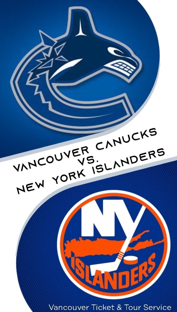 GAME DAY:
Vancouver Canucks vs. NY Islanders 
Tonight at 7pm