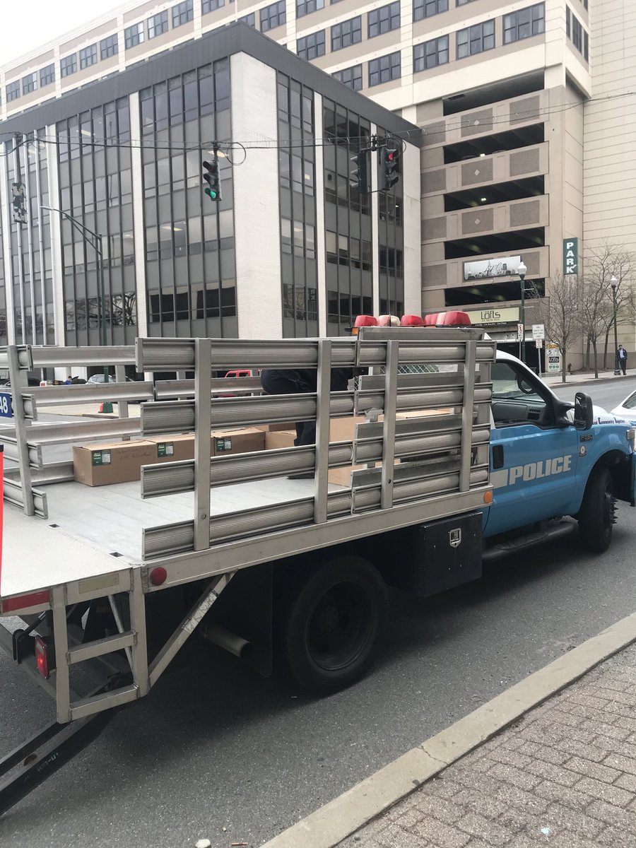 Thanks to ⁦<a href="/NYGovCuomo/">Archive: Governor Andrew Cuomo</a>⁩ - NYS Clean Hand Sanitizer getting ready to be distributed around New Rochelle.