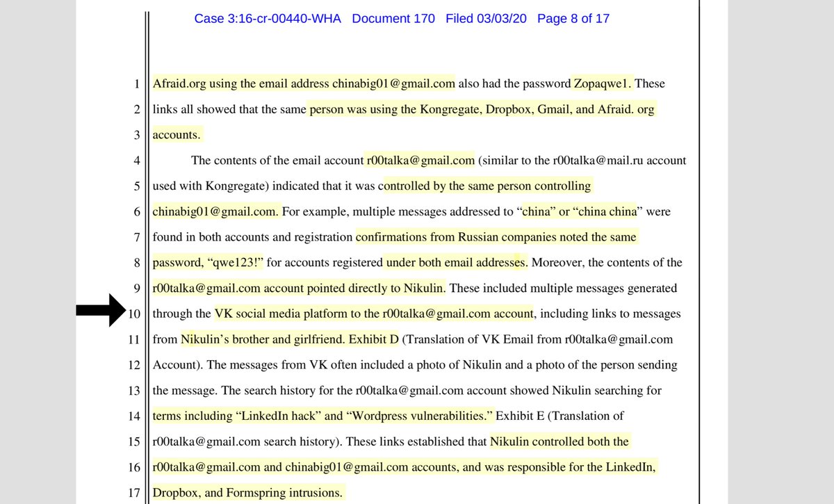 Exhibit D - referenced on page 8 of the Govt’s trial brief (Paywall) https://ecf.cand.uscourts.gov/doc1/035019025580?caseid=304407Public Drive https://drive.google.com/file/d/11pPC5WnrqH1zfk8xJIpopynaBnDz16_I/view?usp=drivesdkNikulin FOLDER - on Public Drive https://drive.google.com/drive/folders/1WrNnvw2wm-PUyxJtqEw4eW8CySnee658