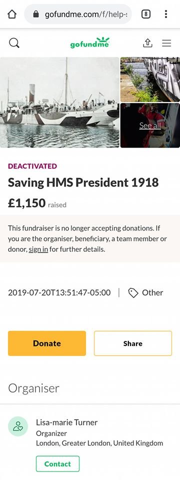 HMSPresident's tweet photo. We wonder what will happen to yet another set of donations that Lisa-Marie Turner has collected.

Maybe just like the last, she will put them into her own bank account and vanish. https://t.co/3jejGi4PYa