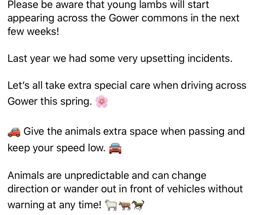 Please share this information #gower #swansea #loveanimals #lambing2020 
<a href="/RuralSwanseaA/">Rural Swansea Action</a> @SWPSwansea <a href="/SwanseaOnline10/">Swansea Online</a> <a href="/964thewave/">964thewave</a> @DaiLloydAM <a href="/ToniaAntoniazzi/">Tonia Antoniazzi</a> @RebeccaEvansMS <a href="/GowerLive/">Gower Live</a> <a href="/Mumbles/">Visit Mumbles</a> @gowernptsgt <a href="/GowerRiders/">Gower Riders CC</a> @GowerNT <a href="/TheGowerSociety/">The Gower Society</a> <a href="/GowerHeritage/">GowerHeritageCentre</a> <a href="/GowerPonies/">Gower Ponies</a>
