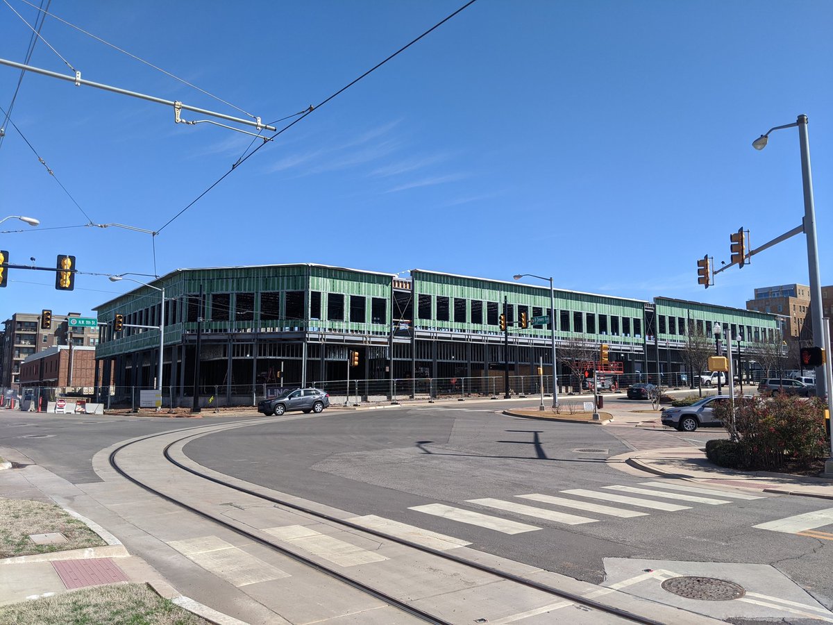 dtOKCbuilds's tweet photo. Three great projects happening now in @midtown_okc, all within a block of each other:

1. The Boulevard, a mixed use development at 10th and Dewey that will be home to Neighborhood Jam https://t.co/kAZe3jE83p