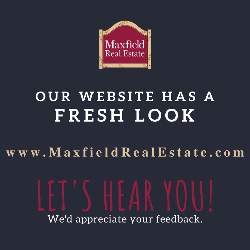 Our NEW website is up and running. We encourage you to visit it and give us your feedback in the comments below! New Year, Fresh Look!

#FreshLook #MaxfieldRealEstate #NHBrokerage #Website #FeedbackWelcome #NHRealEstate #MaxfieldSpotlight #ThankYou #LakesRegionNH