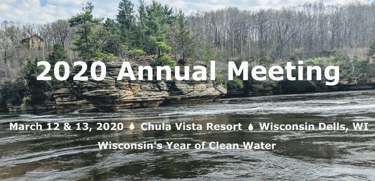 Register now for the <a href="/WisconsinAwra/">Wisconsin AWRA</a> annual meeting, where professionals and students gather to learn from each other and discuss a wide range of topics related to the field of water resources.

Click here to learn more and register:
wisconsinawra.org/2020-annual-me…