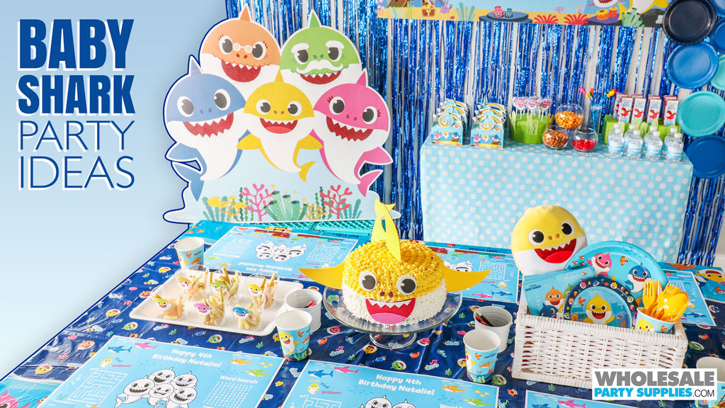 Here's a party that's sure to make a splash!

See all of our fun Baby Shark party ideas styled by <a href="/Spotofteadesign/">DIY, Crafts & Party Printables | Tara Nehil</a>: ow.ly/dHju50yHTXr