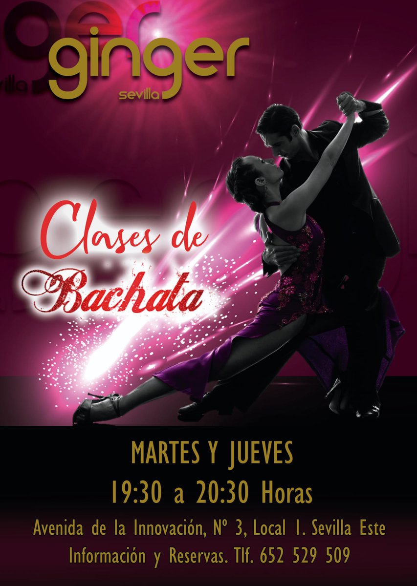 Oye que nos vemos en un rato!!! 

No os olvidéis que hoy hay clases de Bachata en #GingerSevilla