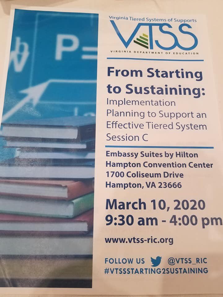 Kiptopeke Elementary School’s Date Night with Data Presentation. #VTSSSTARTING2SUSTAINING #VAis4Learners <a href="/Vtss_ric/">VTSS</a>