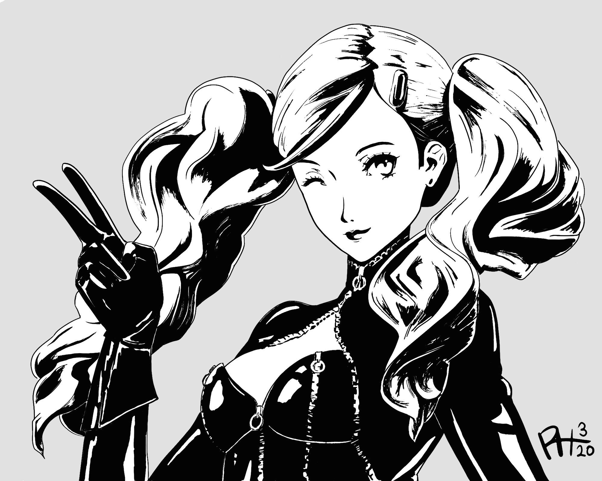 And with this Ann drawing I have drawn all of the Persona 5 girls. 