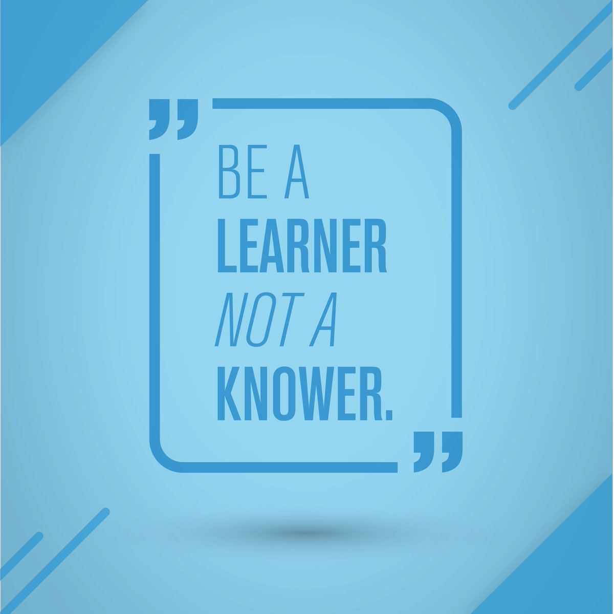 ScottFischerCEO's tweet photo. My goal is to “Be a learner not a knower” and absorb information from others around me. That means to always trust the knowledge of the employees who I hire to lead! https://t.co/n6gEHNjpIv