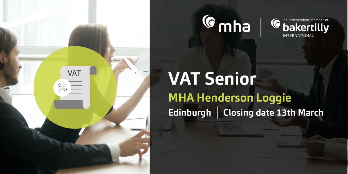 MHACareers's tweet photo. With #NationalCareersWeeks &amp; #InternationalWomensDay happening last week, we're sure you've been left with food for thought. If you want to take your next career challenge then @HendersonLoggie may have an #VAT opportunity for you. Take the next step today https://t.co/AtyYHn7nKv https://t.co/AkfrrOIHWe