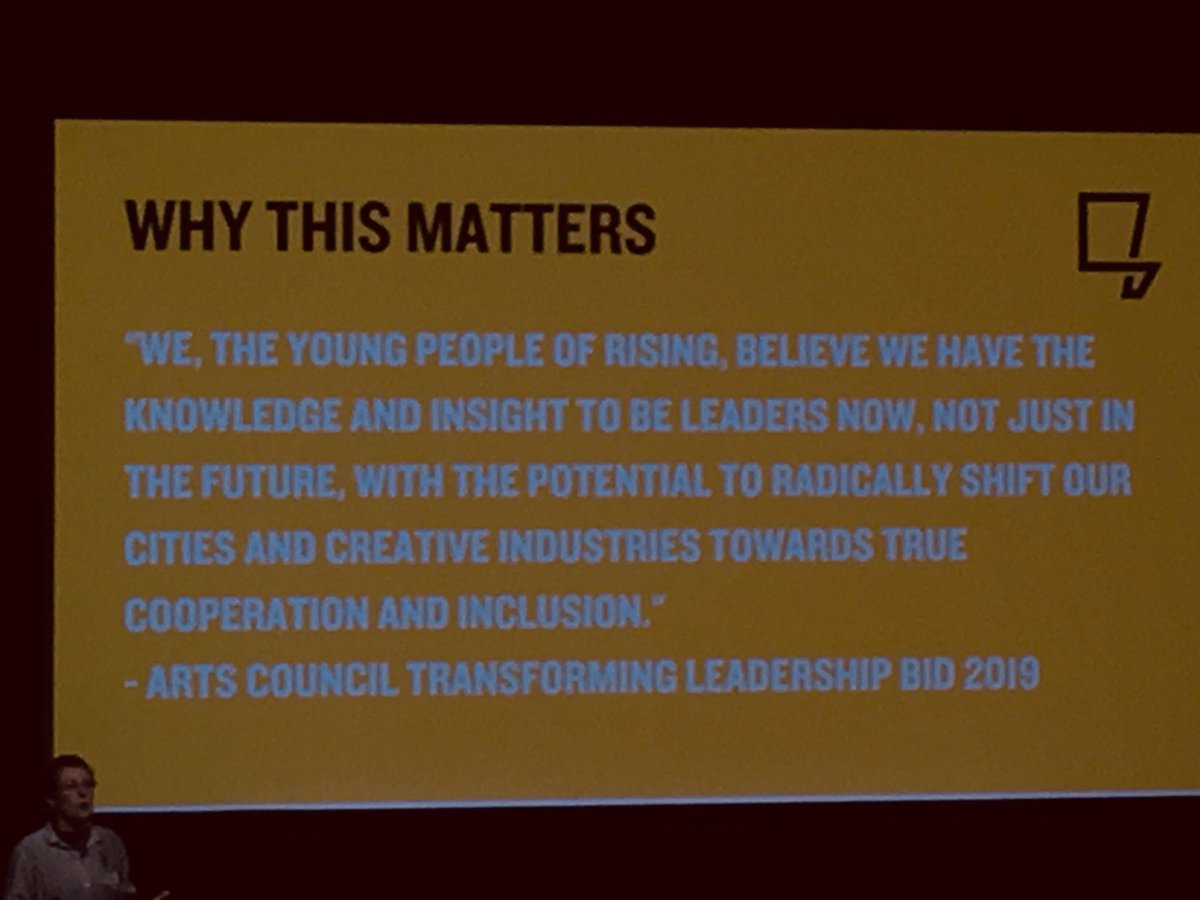 BethanTGamble's tweet photo. Loving the honest and larey intro to arts council bids! 

#BeBold #BeBrave 

@RisingArtAgency @IoFCulture https://t.co/JeSS558DBG