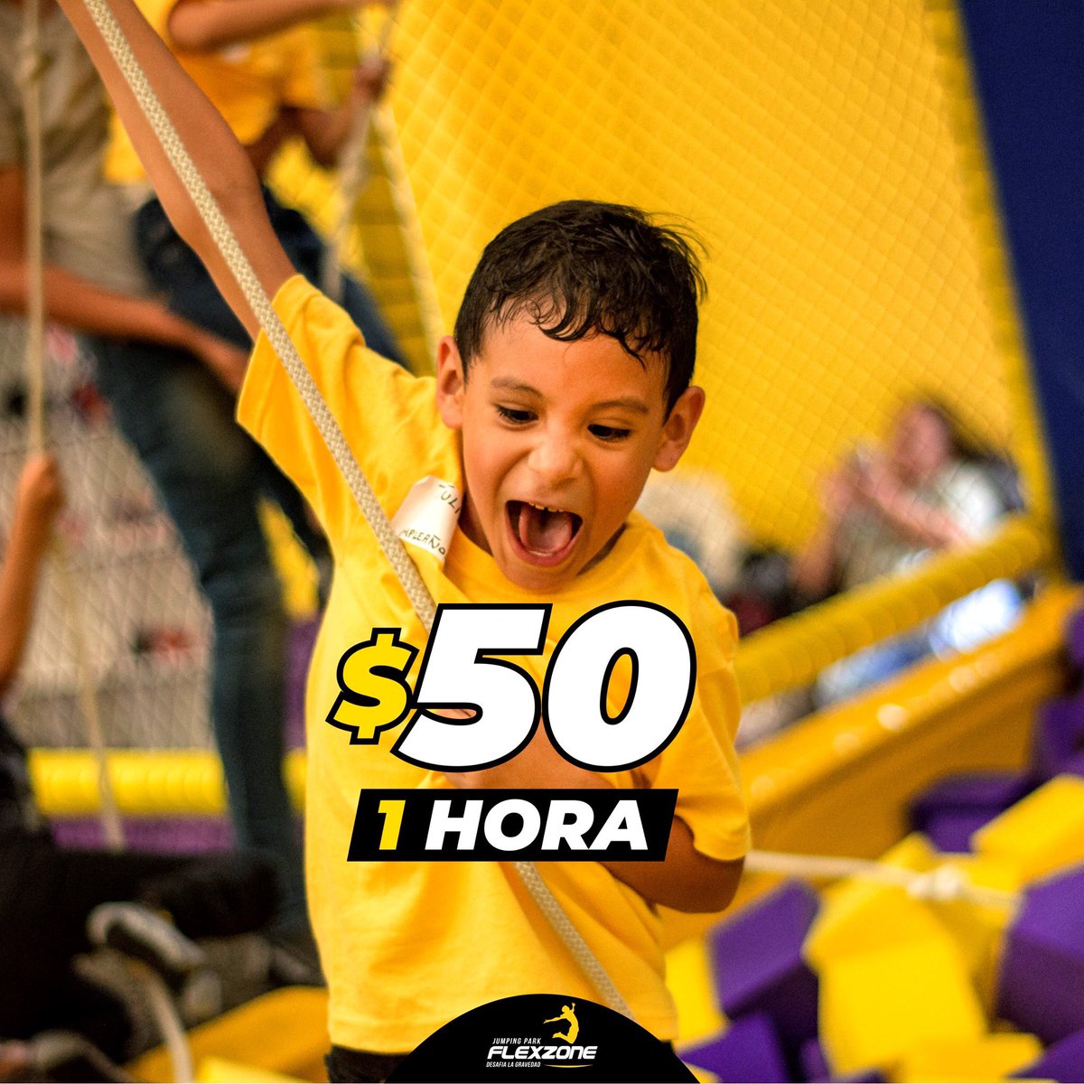 Flexzonejp's tweet photo. ¡Oye Puebla! 50 pesitos la hora de salto, ¿cómo ves? 🤔
Lánzate el próximo  martes -17 de marzo- a cualquiera de nuestras sucursales en #Puebla; Isla de Angelopolis, Parque Puebla ó Explanada y salta una hora por solo $50
Haz válida esta promoción al mostrar este post en taquilla https://t.co/cruJpRmFyx
