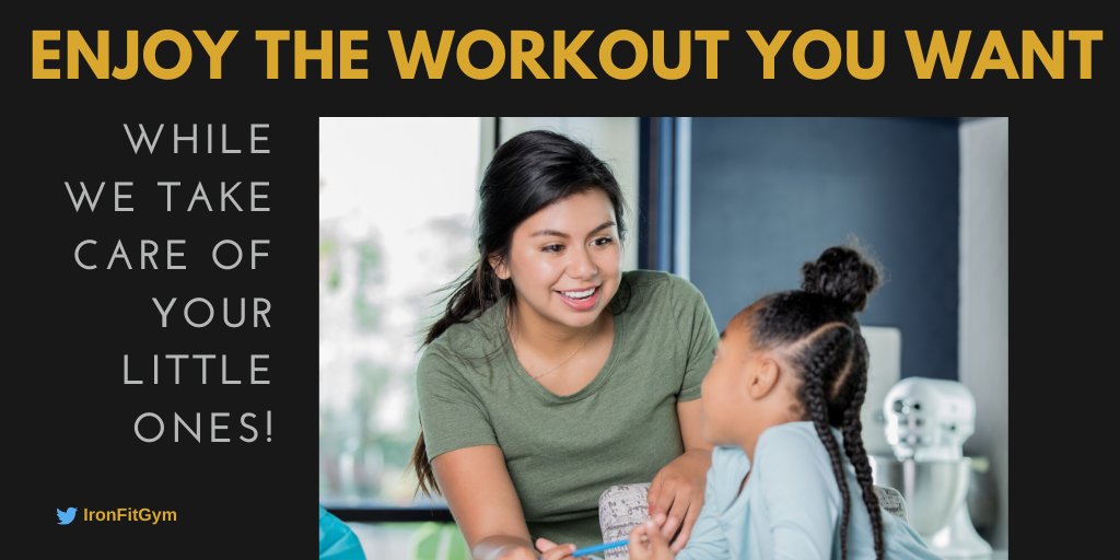 IronFitGym's tweet photo. Did you know members of Iron Fit Gym can avail of our child care services! Find out more here: https://t.co/UXscCDUqFj 

out#fitness #fitnesstips #fitnessmotivation #personaltrainer #membership https://t.co/8yyjQFqg0B