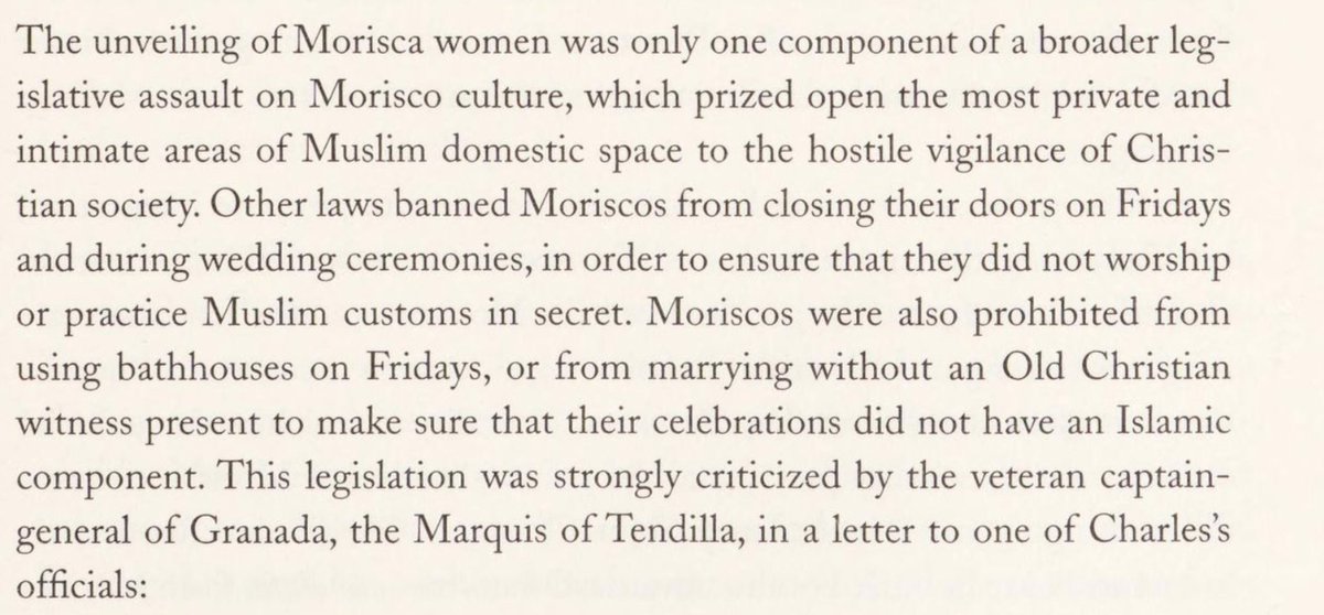 now, ALL of spain was nominally christian. however, the moriscos were recent converts who had ties to arabic culture, ummah, spoke arabic & had been muslim for 500 yrs. the 1st part was converting muslims. the second part of the plan was assimilation of the converts or expulsion.