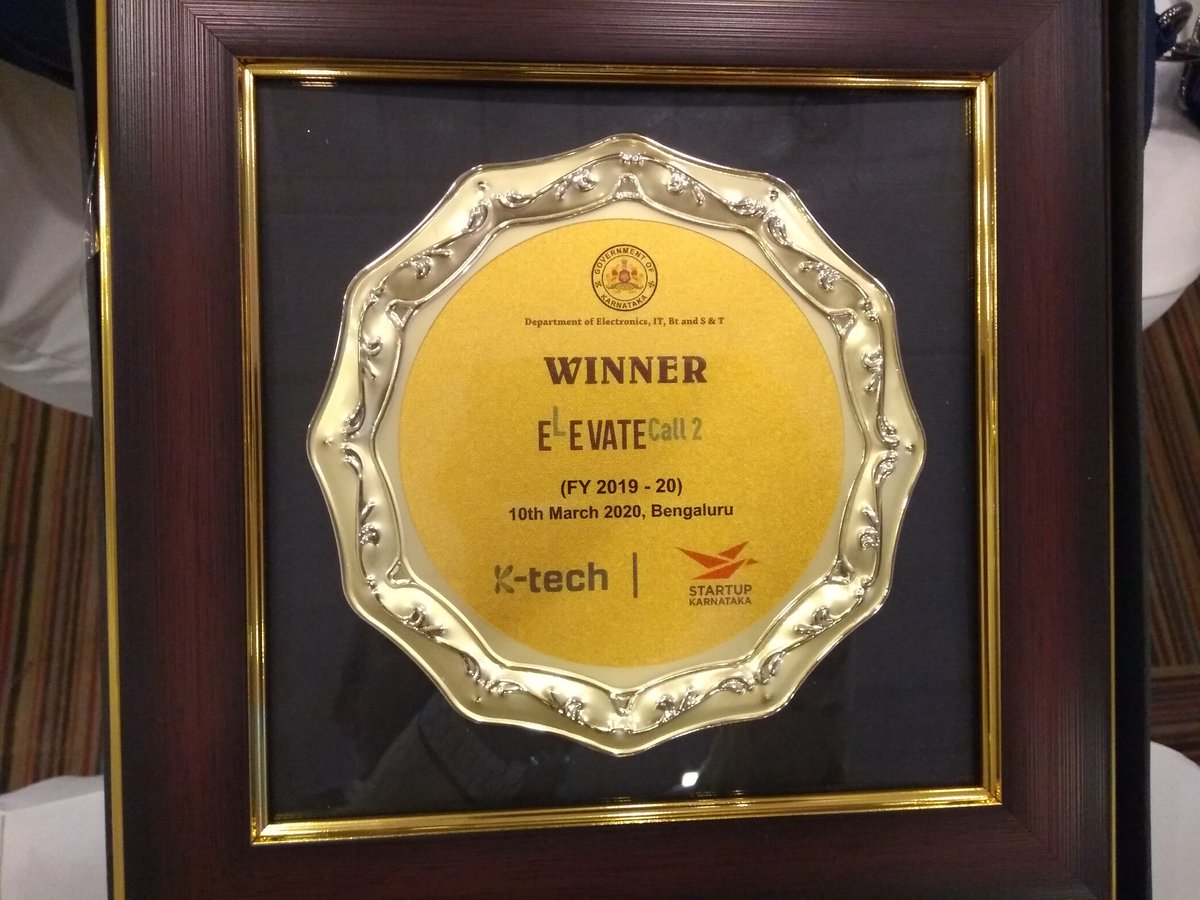 genophe's tweet photo. Happy to update that @genophe is one of the winner of #ElevateCall2. Thanks @Startup_Kar @Ktech_BFC @CCAMP_Bangalore #KSAP @Innovate_at_BBC @arunshas @ITBTGoK @KtechiH @tsrinath @REVAUniversity https://t.co/D1pzC3HiCz