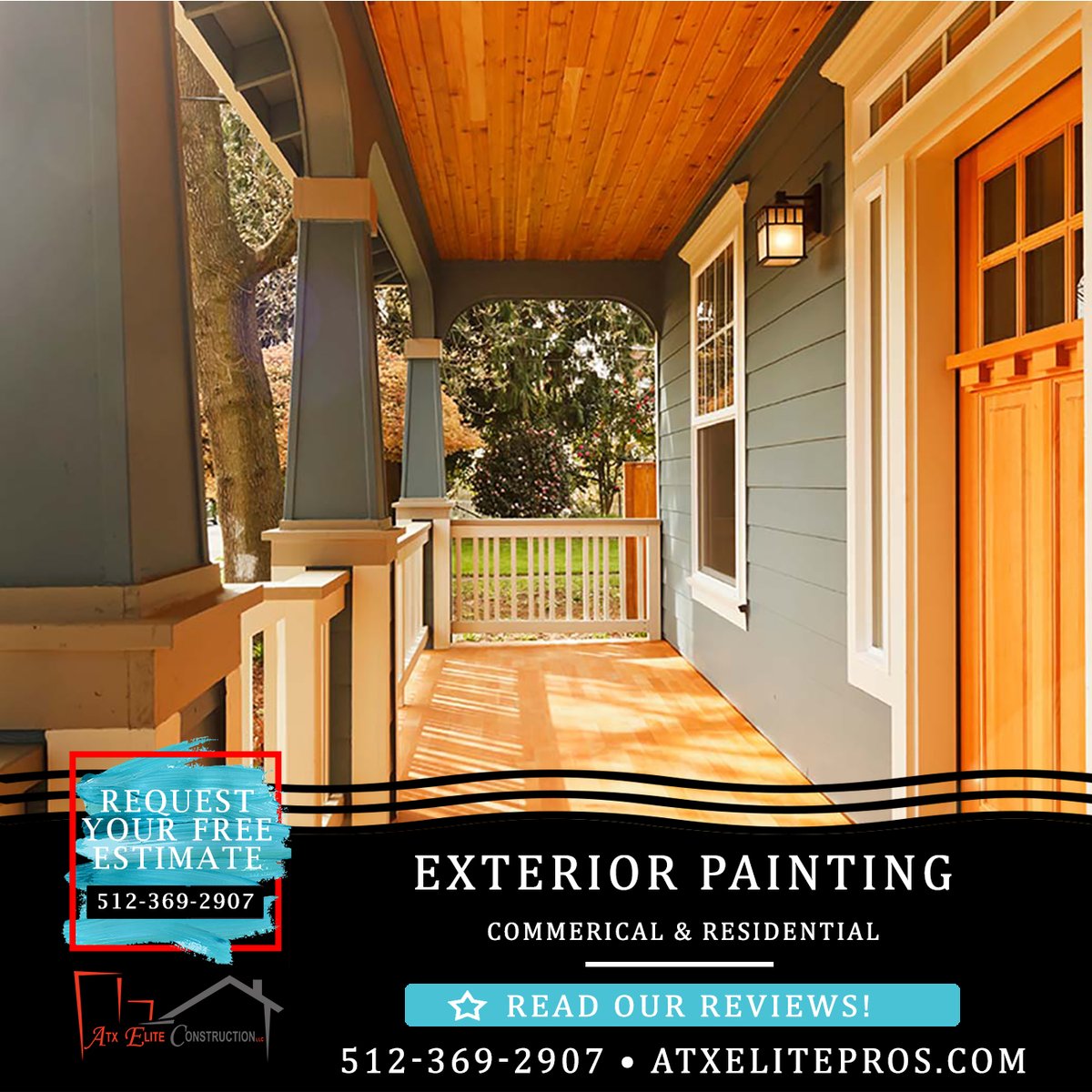 Do you want to paint your #CentralTexas home? 

We know that quality paint matters and our #PaintContractors use only the best products including #SherwinWilliams paint. Request your free quote from our #CentralTexas #ConstructionCompany: 512-369-2907.