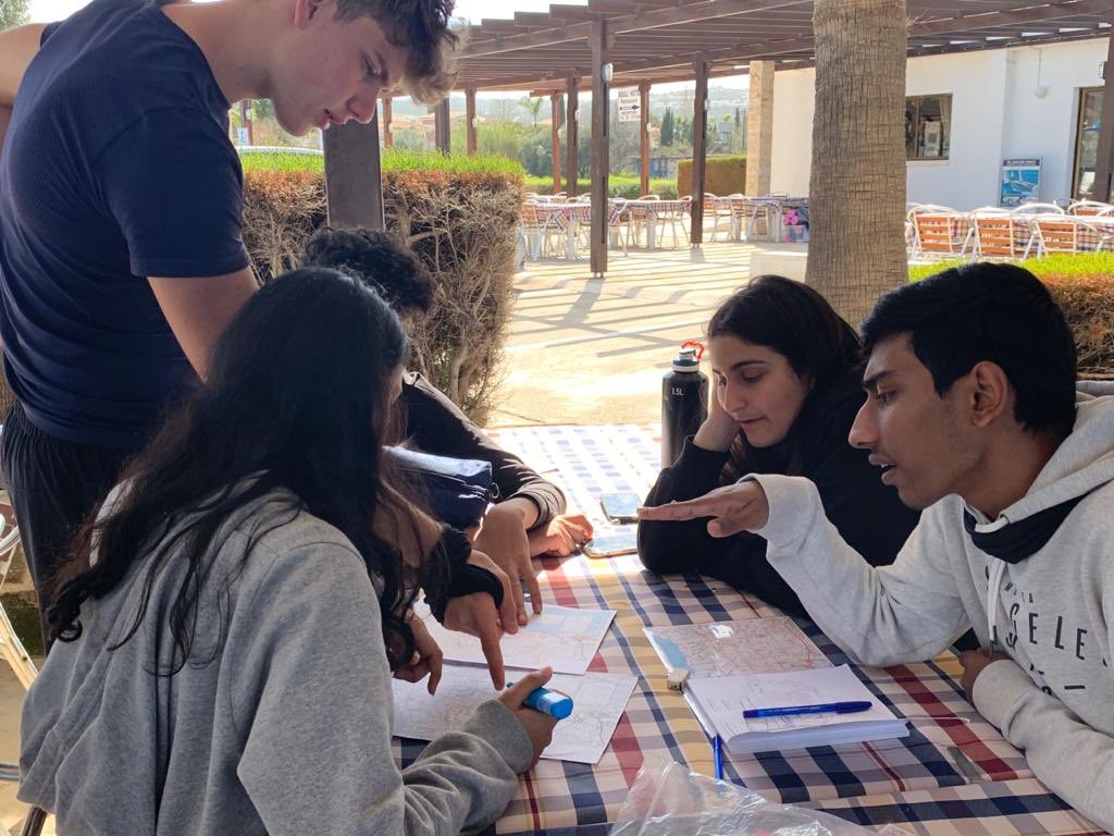 #InternationalAward students in Cyprus planning their expedition. <a href="/NcbisSecondary/">NCBIS Secondary</a>