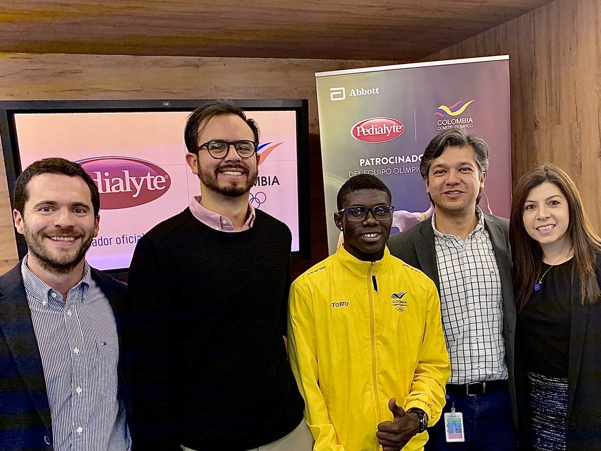 ojquintero's tweet photo. ¡Orgullosos de apoyar a los atletas colombianos rumbo a Tokio2020! ¡Nuestros deportistas en la élite mundial! @OlimpicoCol #Pedialyte #Hidratación #ProudToBeAbbott https://t.co/t3lZlZE6AP