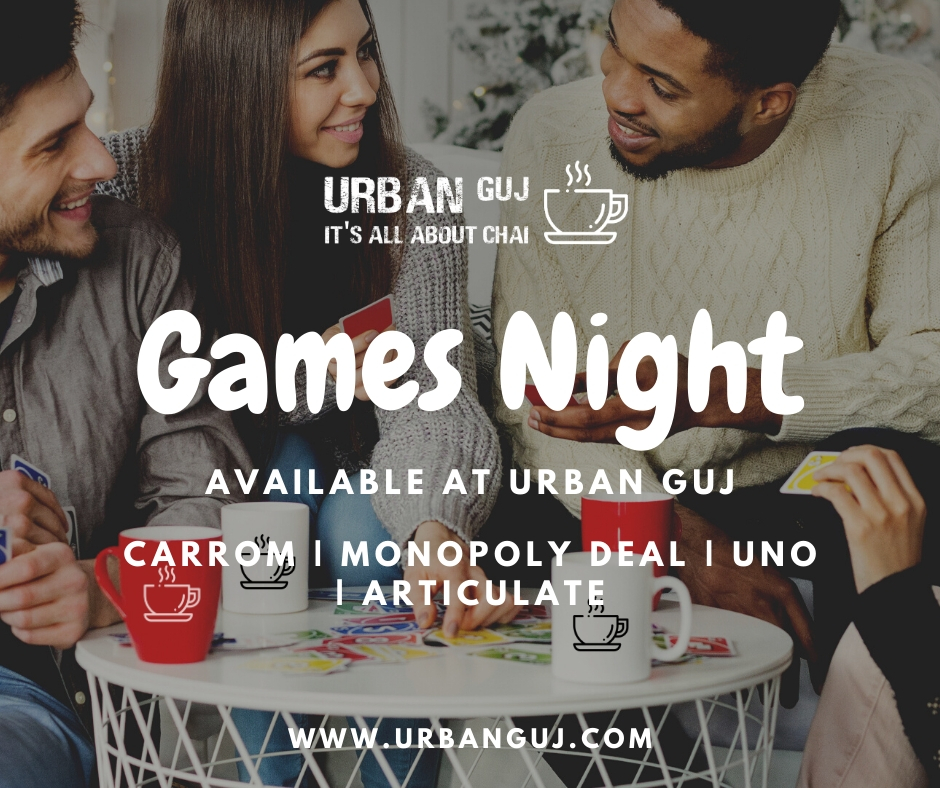 UrbanGuj's tweet photo. Need an evening to yourself? Come down with some friends and enjoy a chilled out evening with fun games, great vibes and delicious beverages.

Urban Guj hosts Games Night all week from 5pm onwards.

Book a table: https://t.co/BtP1aWhuhX

#croydon #cr7 #thorntonheath #localmeet https://t.co/X5kXpYfRp7