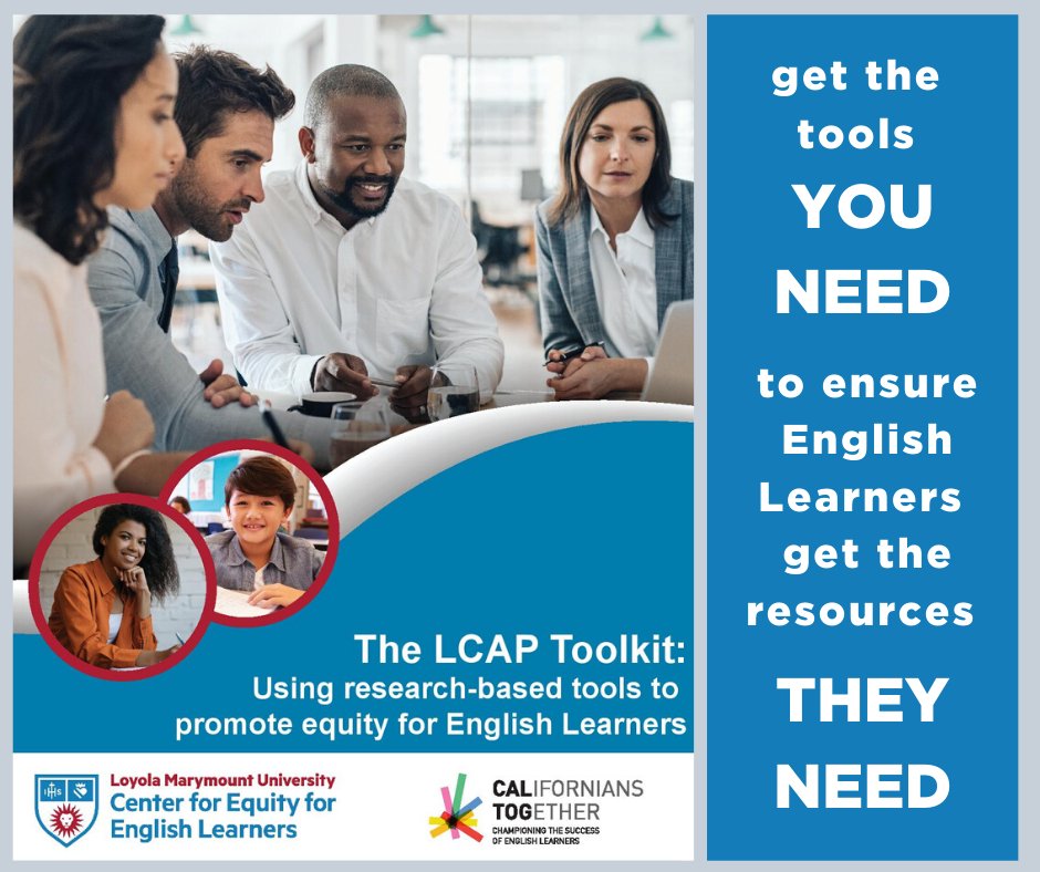 CalTog's tweet image. The new LCAP Toolkit is now available! - mailchi.mp/58b6f56de116/t…