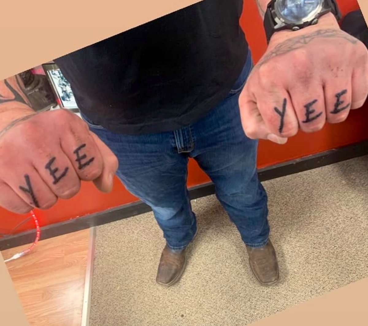 This guy in any argument: “Let me introduce you to my friends- Yee and Yee.”