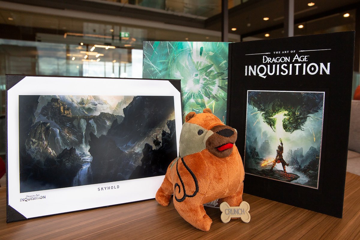 Tell us about your favourite Dragon Age memories from the last 10 years for a chance to win a signed Dragon Age: Inquisition art book and a new little Mabari plush pal! #BioWare25