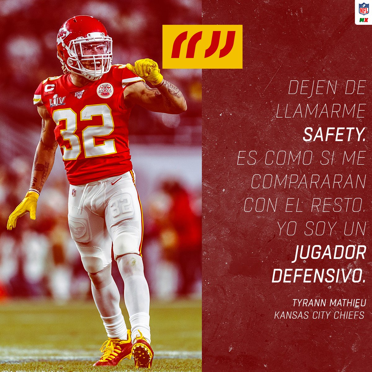 nflmx's tweet image. El 'Honey Badger' no es como los demás, ¿verdad @Mathieu_Era? ❌❌

#NFLMX