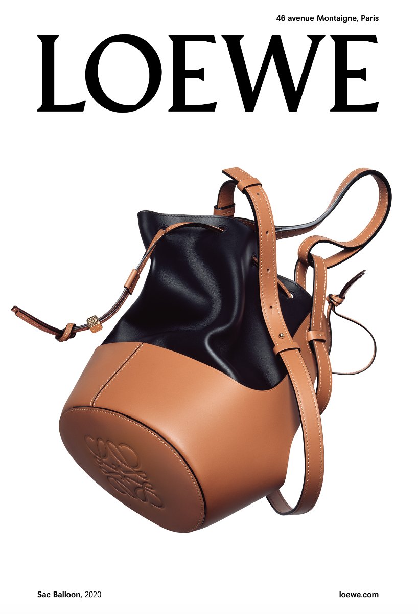DressingBrands's tweet photo. La campaña FW 2020 de @LoeweOfficial fotografiada por Steven Meisel, de la mano con el Director Creativo de la firma, Jonathan Anderson; les confieso que tengo un crush con el nuevo #BalloonBag 💖 https://t.co/u6ANPzYYMf