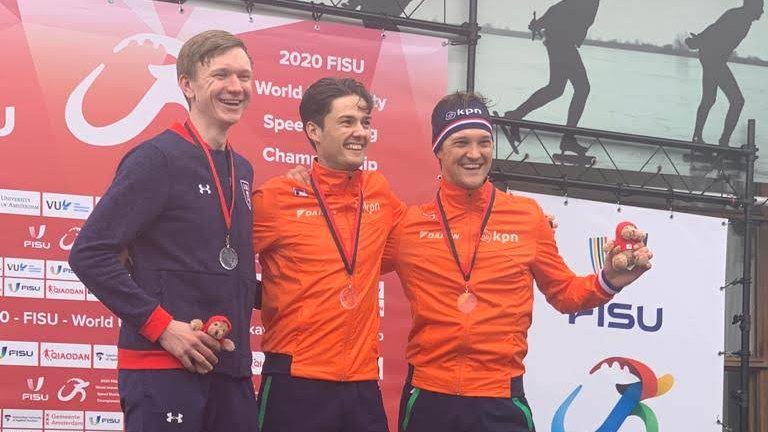 US Speedskating (@usspeedskating) on Twitter photo Look who's on the 5K podium at the <a href="/FISU/">FISU</a> University Championships!! 👀
It's <a href="/ECepuran/">Ethan Cepuran</a> for the silver medal!
#Amsterdam #speedskating <a href="/UnderArmour/">Under Armour</a> Look who's on the 5K podium at the <a href="/FISU/">FISU</a> University Championships!! 👀
It's <a href="/ECepuran/">Ethan Cepuran</a> for the silver medal!
#Amsterdam #speedskating <a href="/UnderArmour/">Under Armour</a>