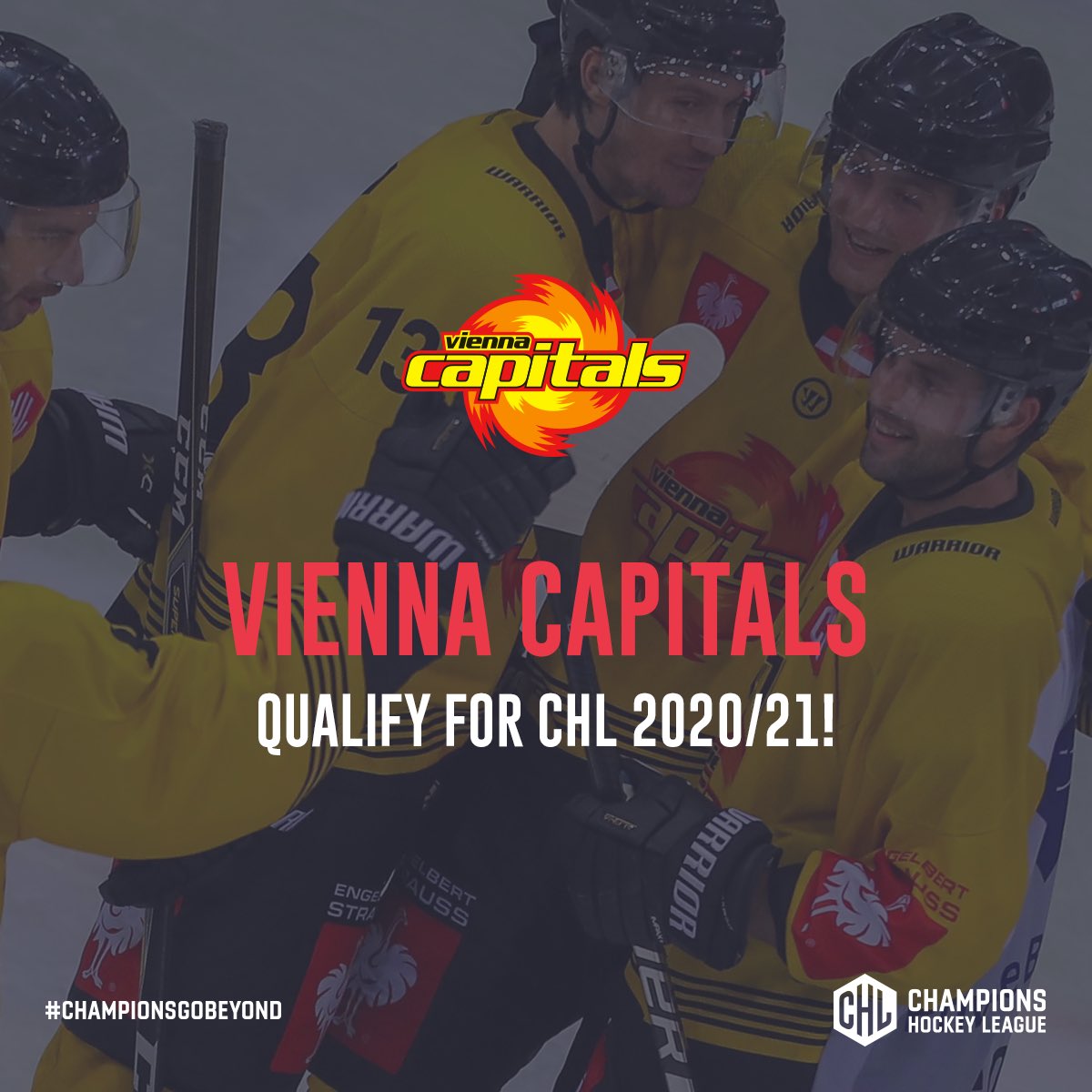 championshockey's tweet photo. Due to the Coronavirus and related restrictions in effect, the DEL in Germany and the EBEL in Austria were forced to end their seasons today. Eisbären Berlin and Vienna Capitals will complete the CHL line-ups for their leagues based on the Regular Season and Pick round results. https://t.co/5eWPcpSe4Y