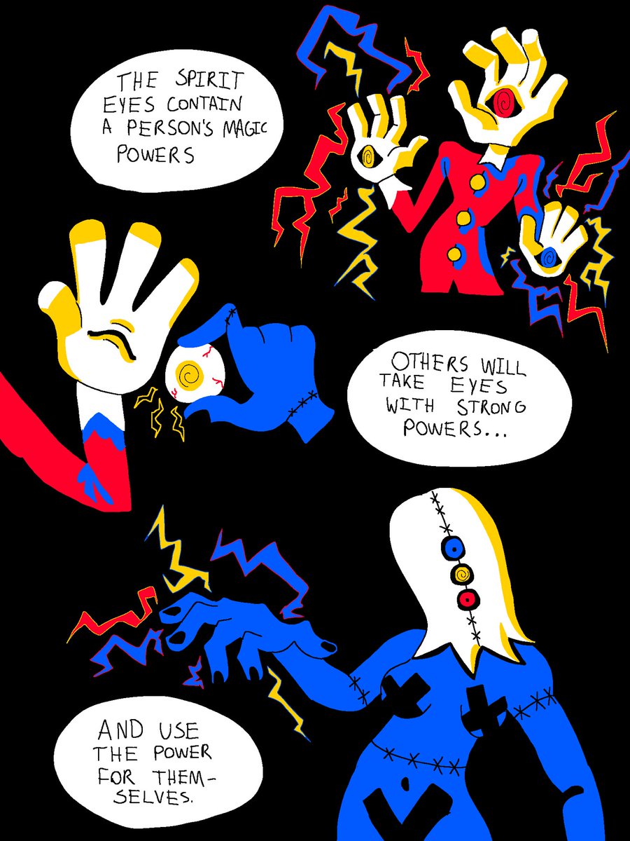 Comic about a strange world of  eyes. ? ? ? 