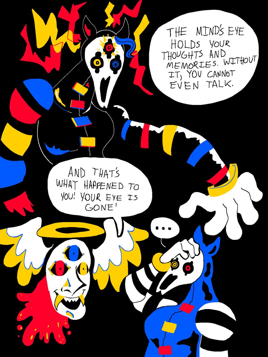 Comic about a strange world of  eyes. ? ? ? 